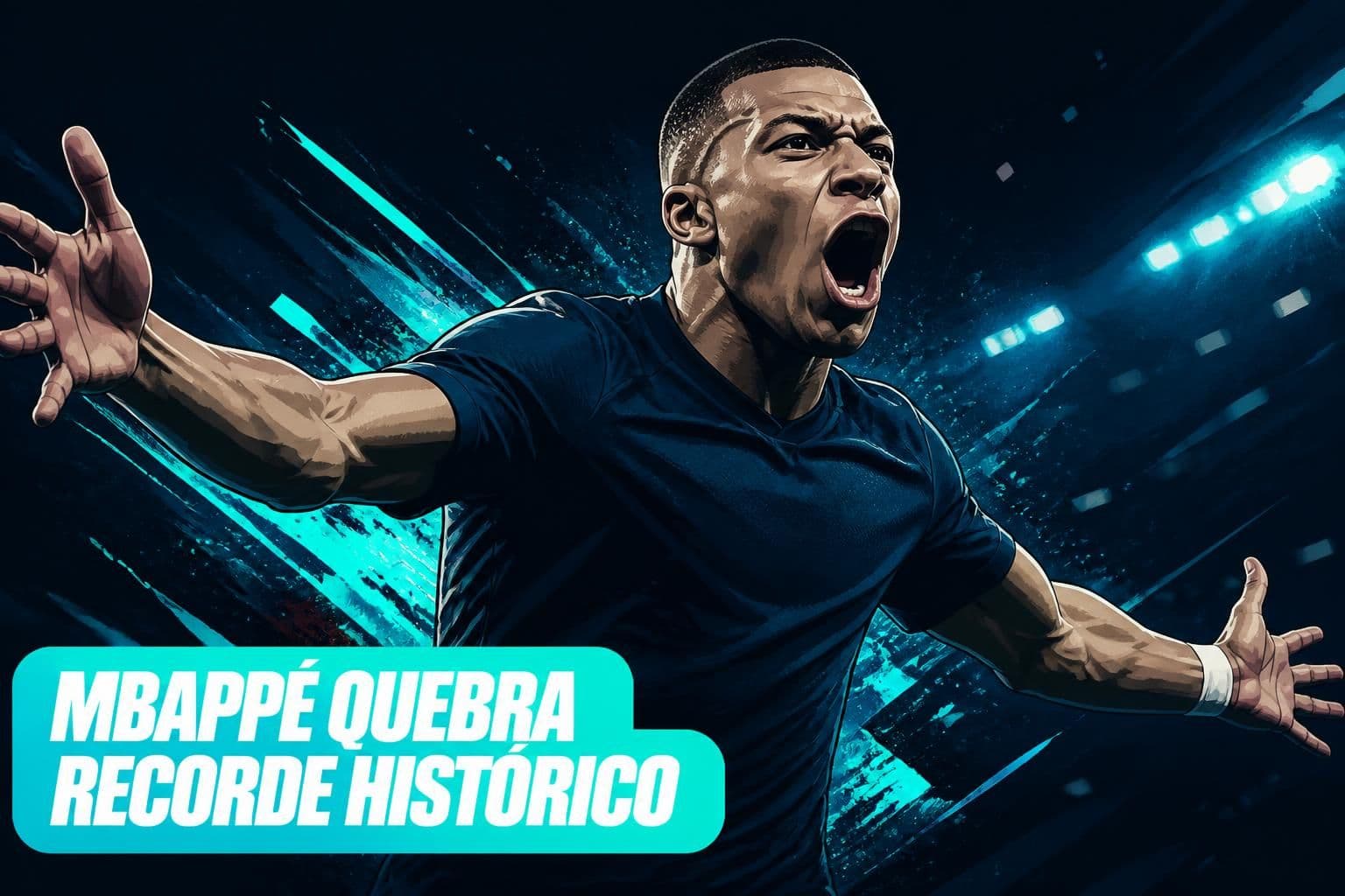 Mbappé supera Ronaldo e encosta em Messi na Copa