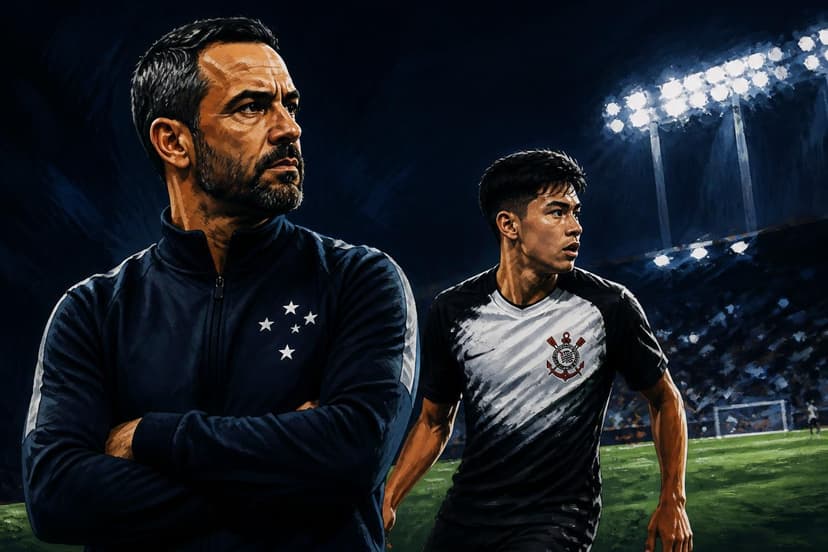 Cruzeiro define escalação para enfrentar o Corinthians