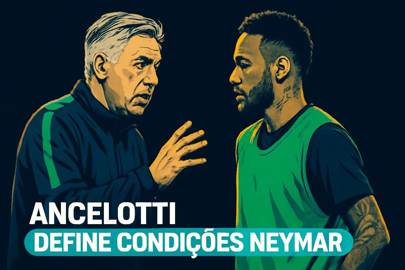 Ancelotti impõe 3 condições para convocar Neymar na Copa 2026