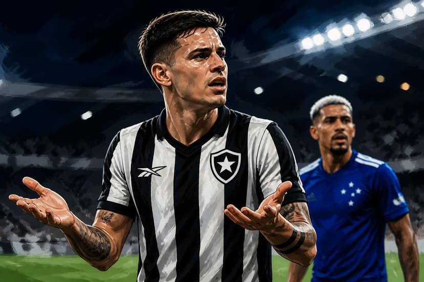 Santi Rodríguez reclama de substituição no Botafogo