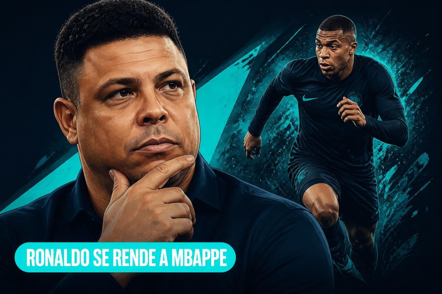 Ronaldo compara Mbappé ao seu auge em entrevista