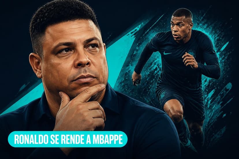 Ronaldo compara Mbappé ao seu auge em entrevista