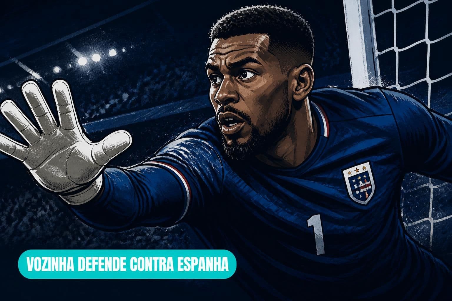 Vozinha: Goleiro de Cabo Verde tem nome e apelido ligados ao Brasil