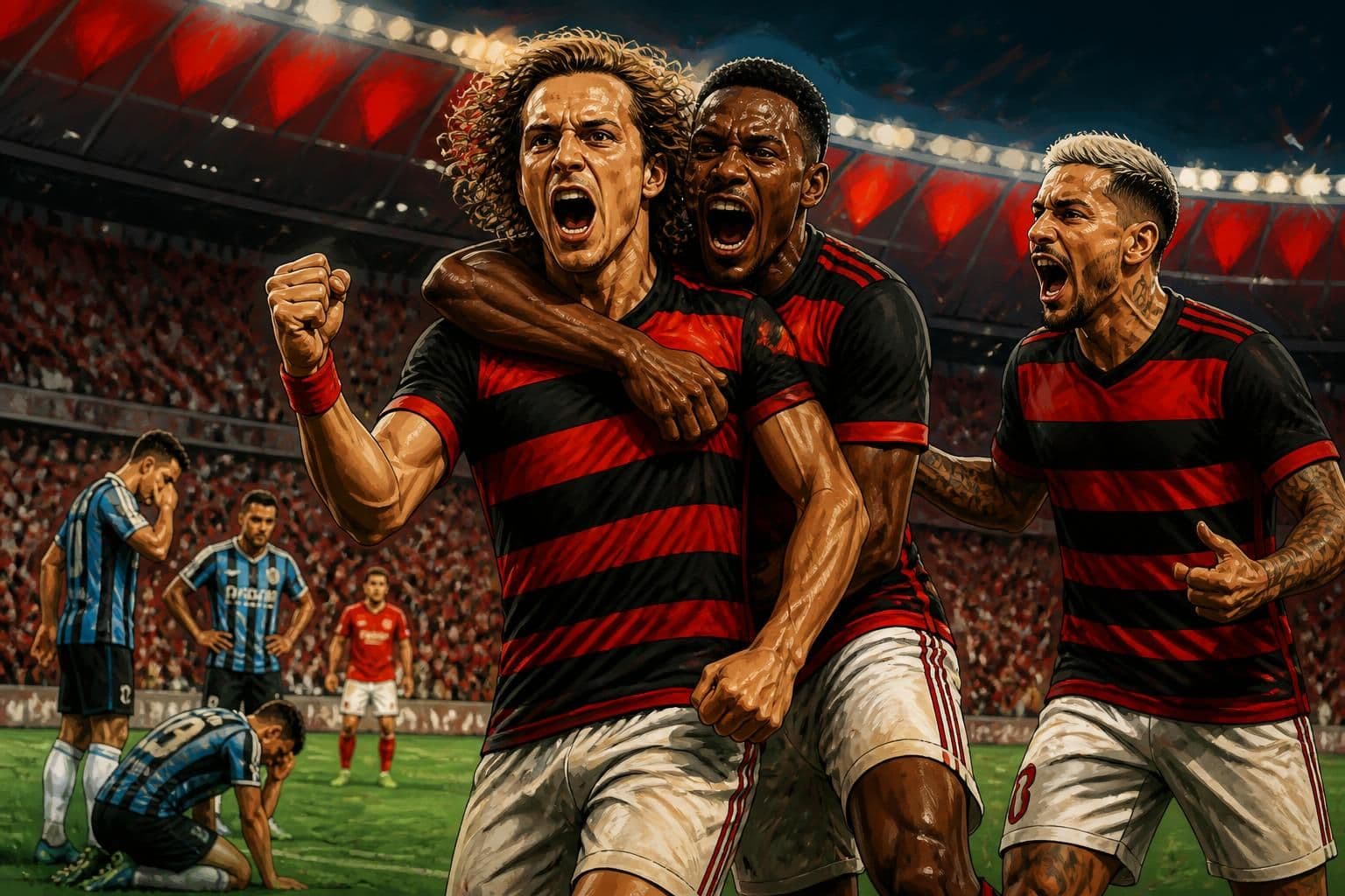 Flamengo favorito ao título e risco para Grêmio e Inter