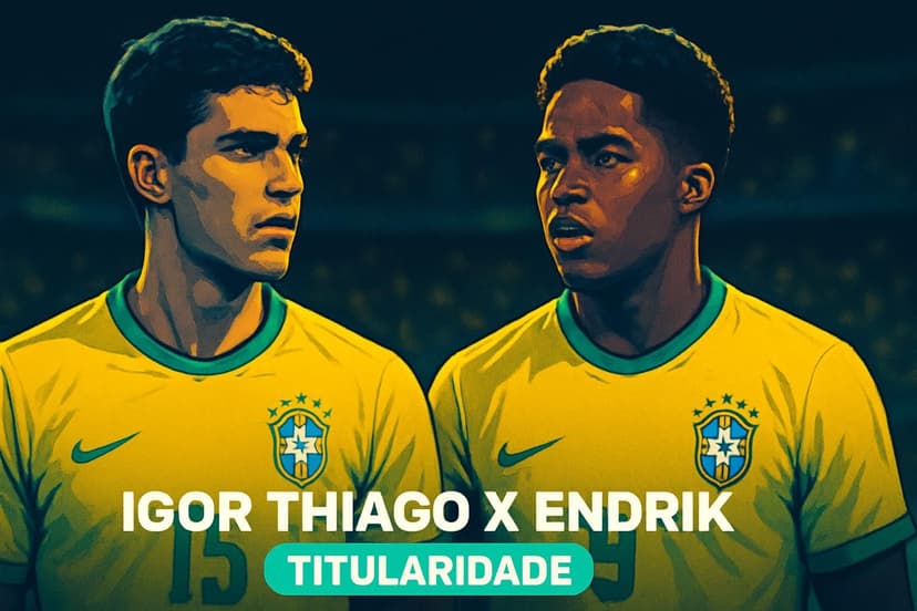Igor Thiago ou Endrick? Escolha de Ancelotti para a Copa 2026