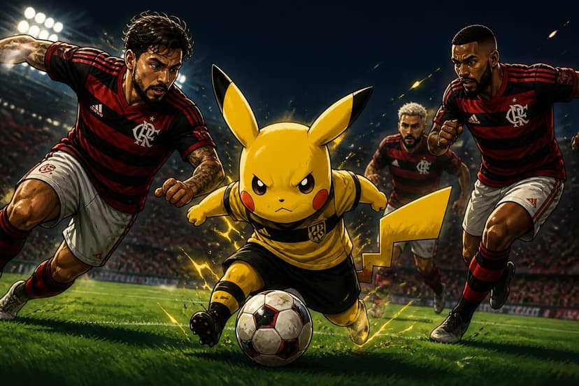 Pikachu busca eficiência contra o Flamengo no Mangueirão