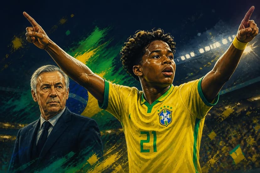 Ancelotti elogia Endrick e projeta futuro da Seleção Brasileira