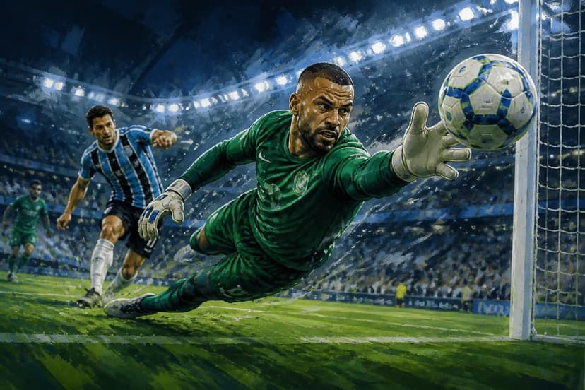 Palmeiras empata com Grêmio e Weverton brilha