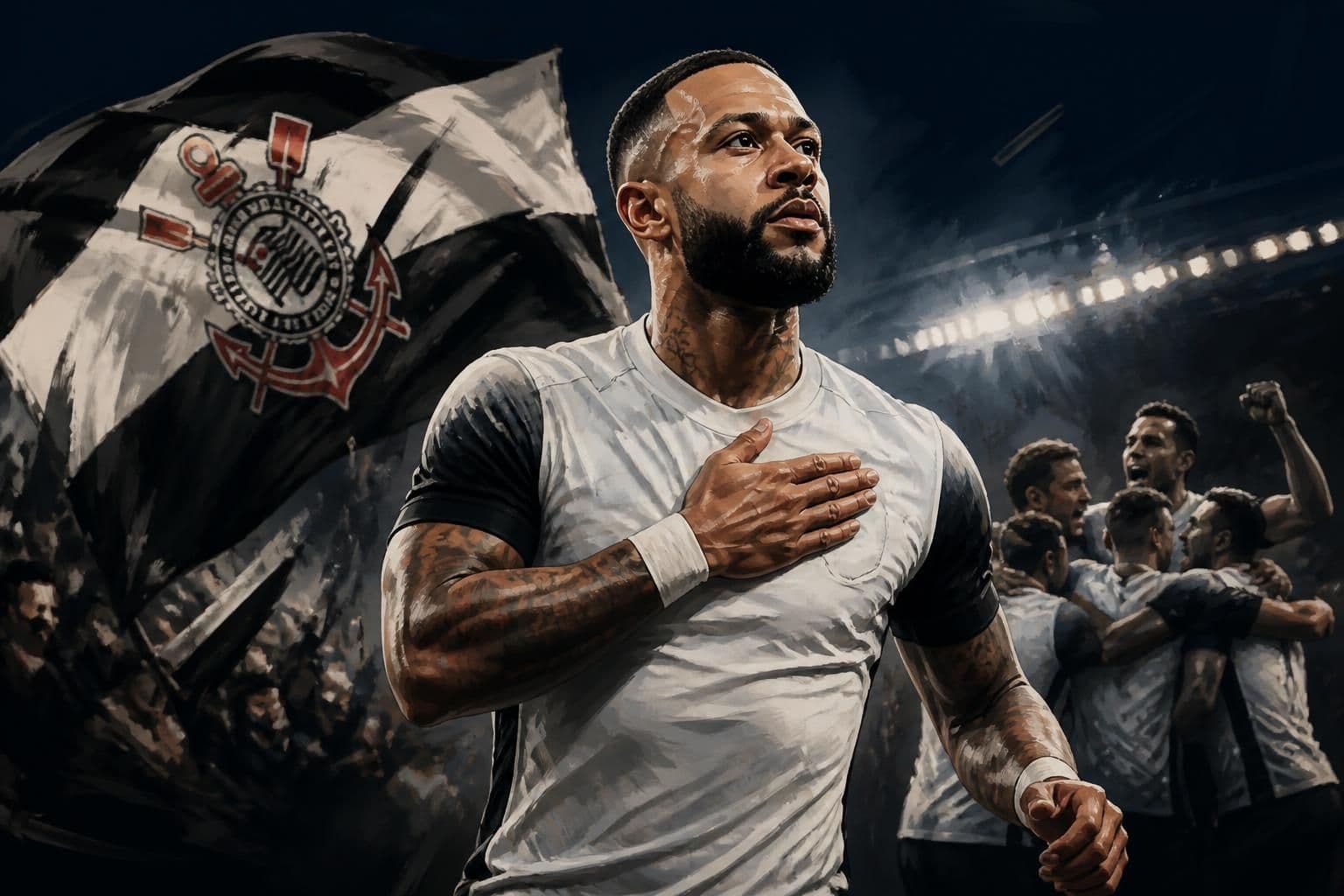 Memphis Depay pode permanecer no Brasil após Corinthians