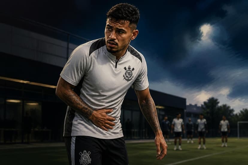 Matheus Bidu volta a ficar fora de treinos no Corinthians