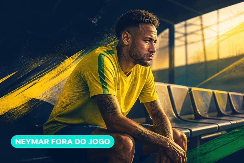 Neymar não viaja para Filadélfia por lesão na panturrilha