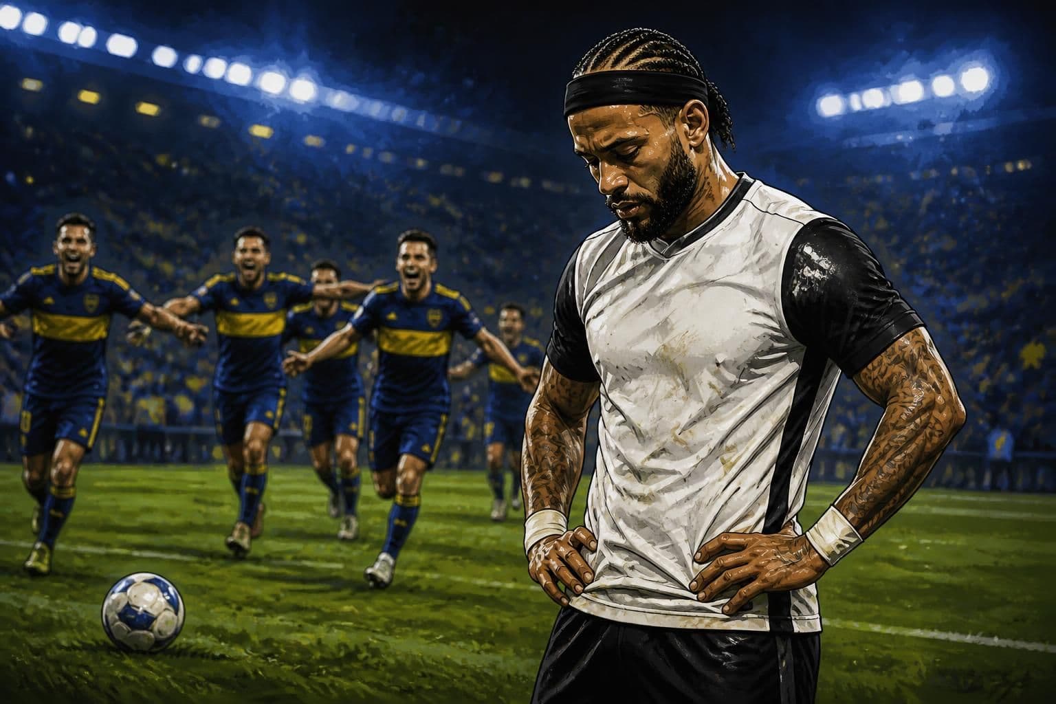 Memphis Depay pede desculpas após pênalti perdido