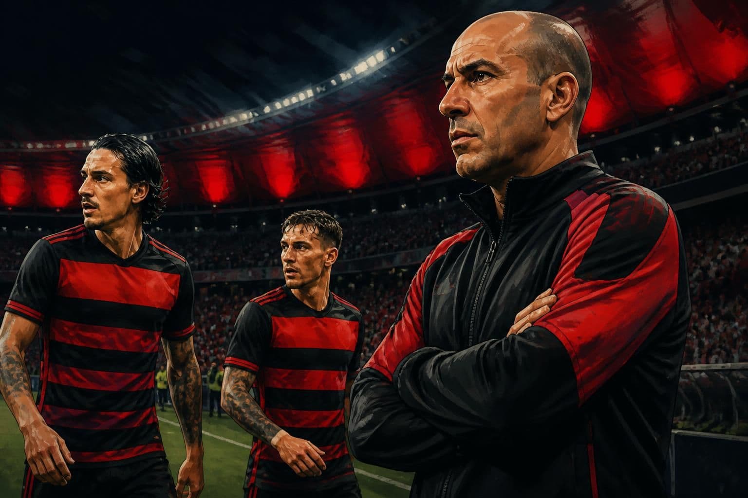 Jardim foca em trabalho intenso no Flamengo