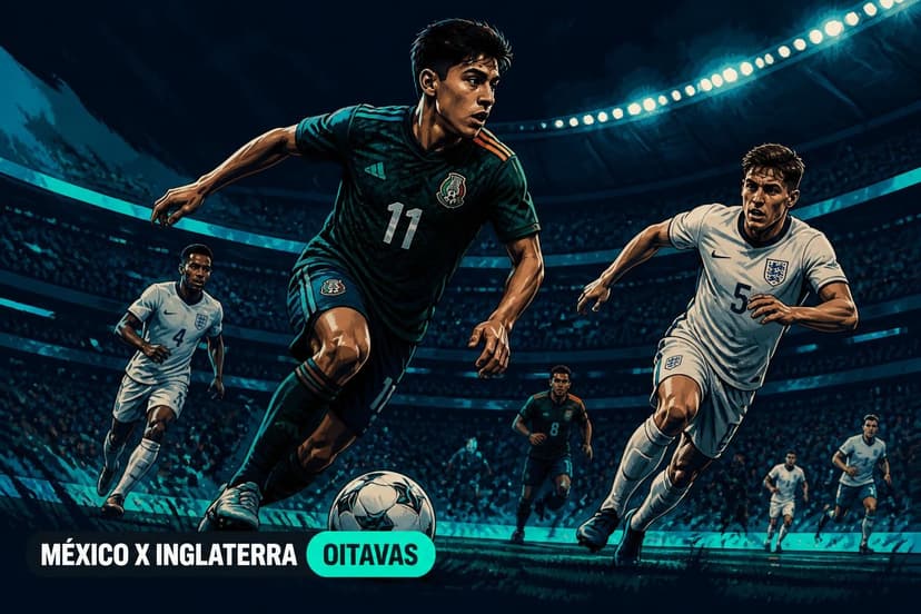México x Inglaterra: prováveis escalações e destaques