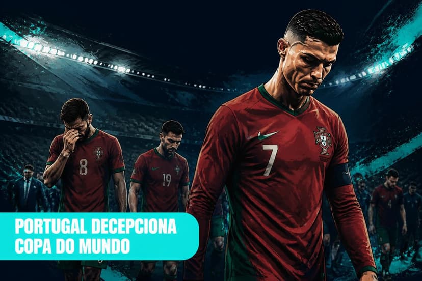 Portugal decepciona e é eliminado da Copa do Mundo 2026